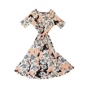 Nina Leonard Women's Floral Dress